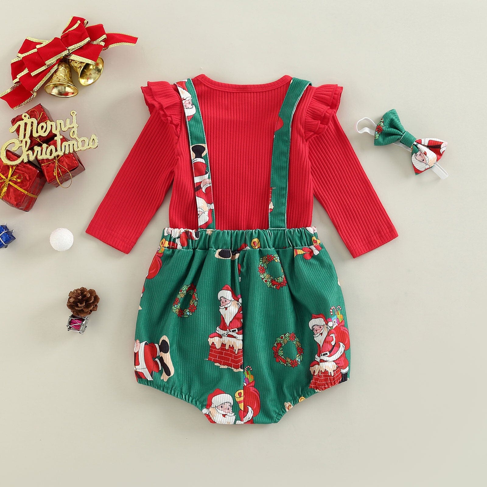 Conjunto Infantil Feminino Tempo de Natal 0 Loja Click Certo 