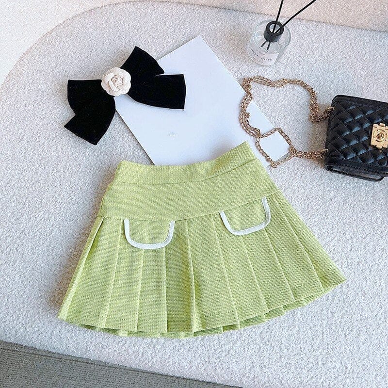 Conjunto Infantil Feminino Verde Loja Click Certo 