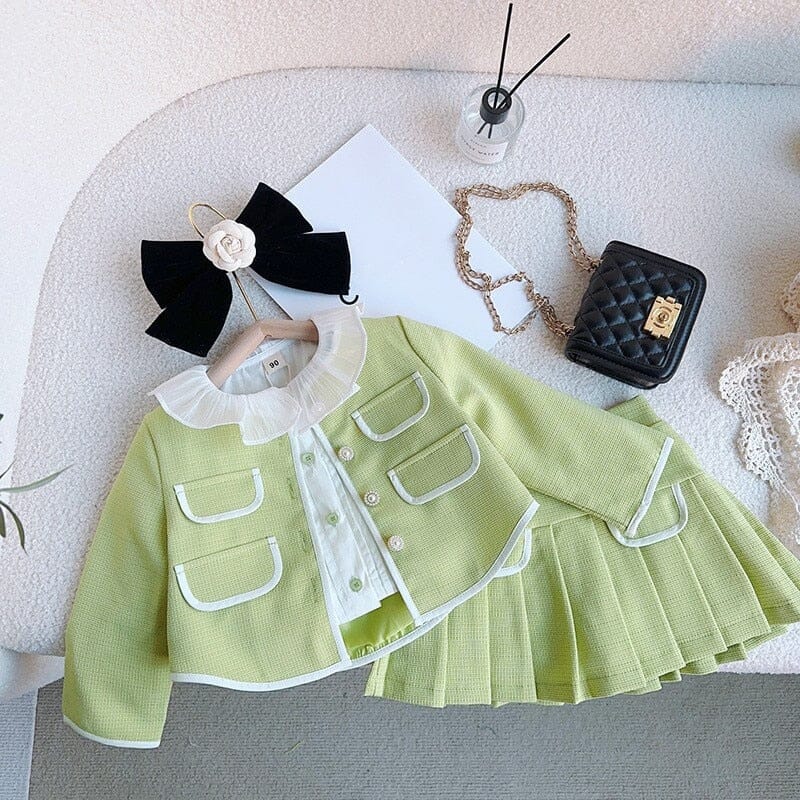 Conjunto Infantil Feminino Verde Loja Click Certo Verde 1-2 Anos 