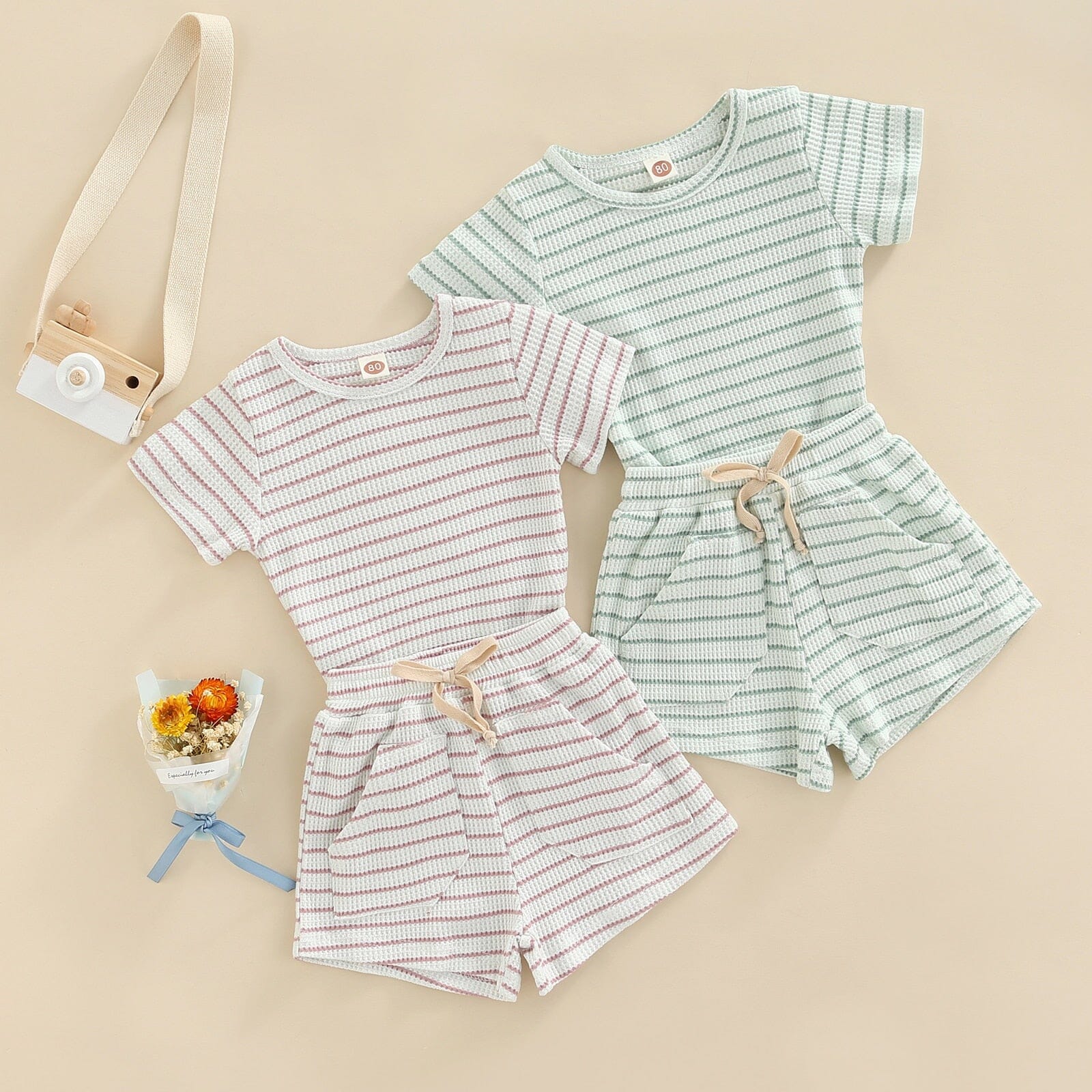 Conjunto Infantil Listras Baby Loja Click Certo 