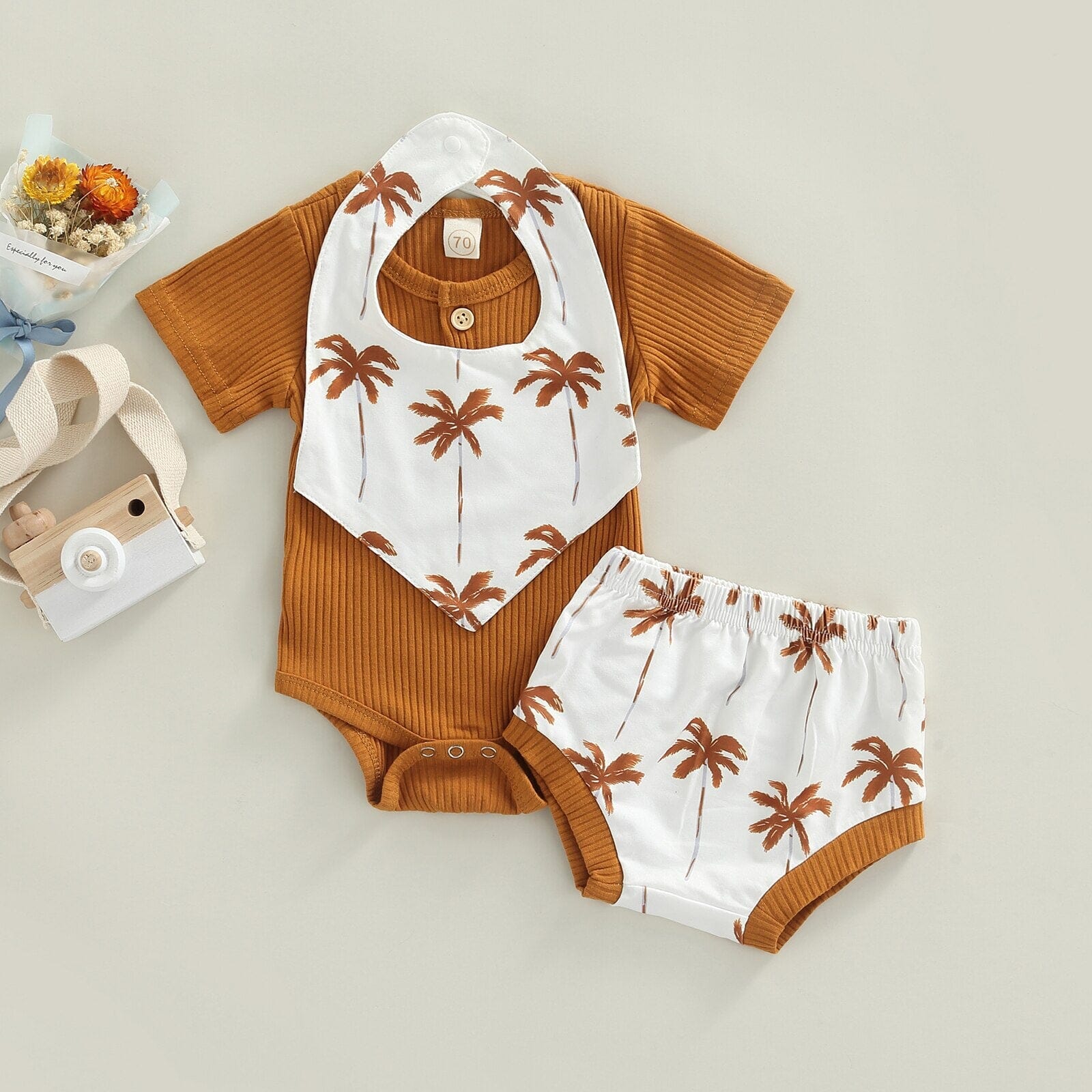 Conjunto Infantil Masculino 3 Peças Praia Loja Click Certo 