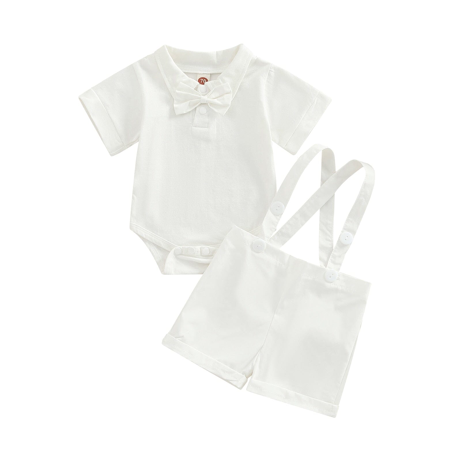 Conjunto Infantil Masculino Batizado Loja Click Certo Branco 0-3 Meses 