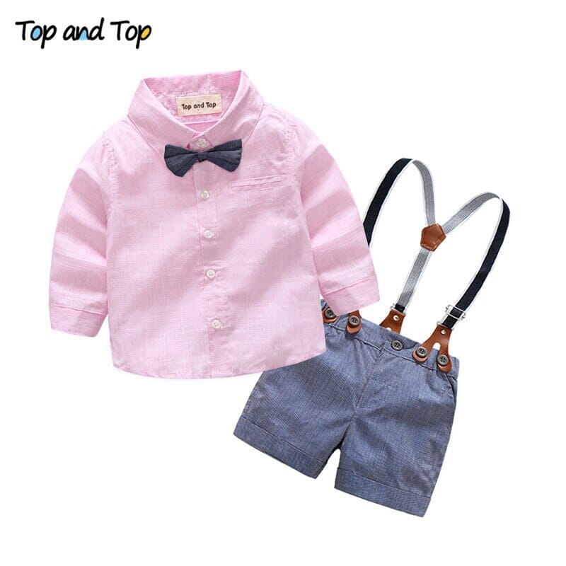 Conjunto Infantil Masculino Batizado Suspensório Loja Click Certo 