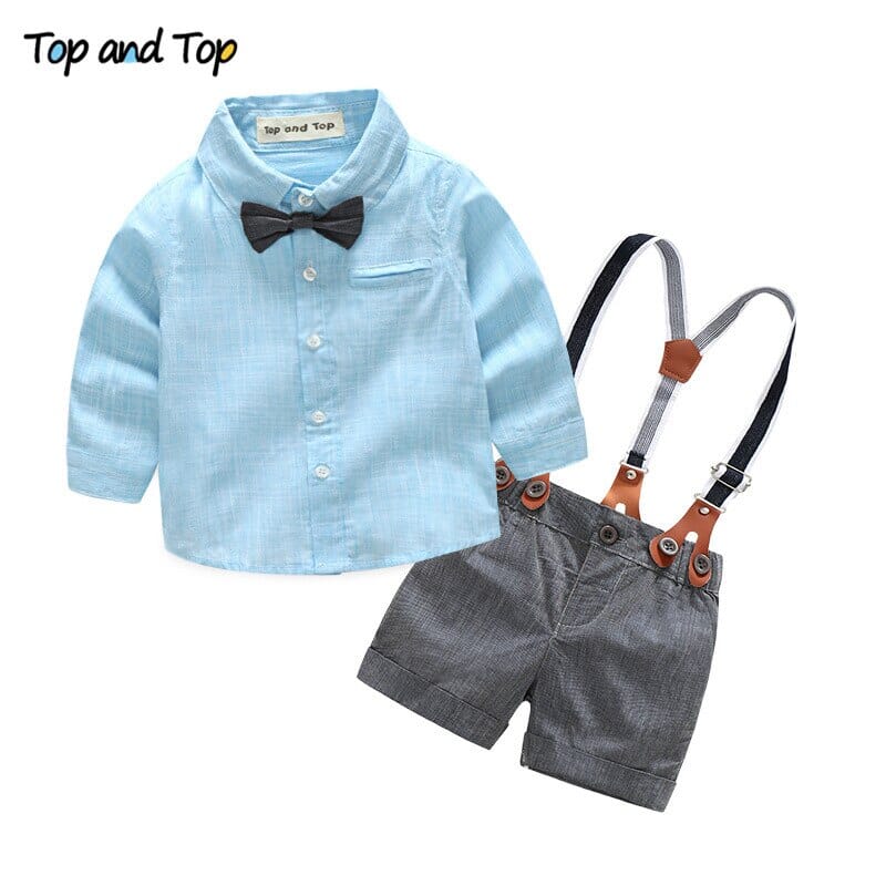 Conjunto Infantil Masculino Batizado Suspensório Loja Click Certo 