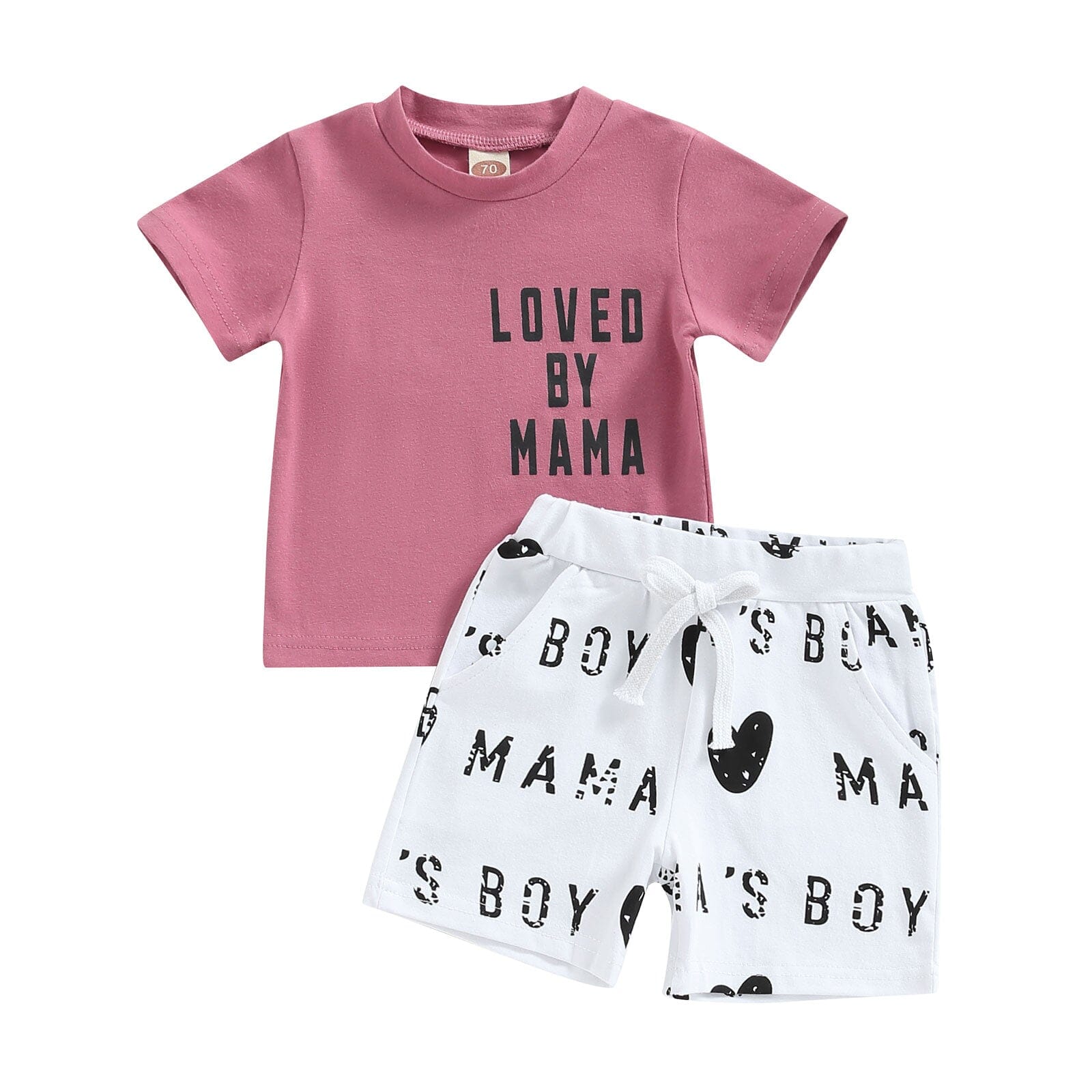 Conjunto Infantil Masculino "Boa Energia" Loja Click Certo Vermelho 2-3 Anos 