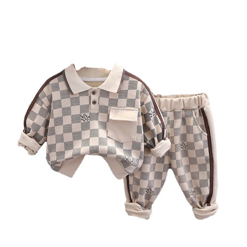 Conjunto Infantil Masculino Bolsinho e Botões Loja Click Certo 