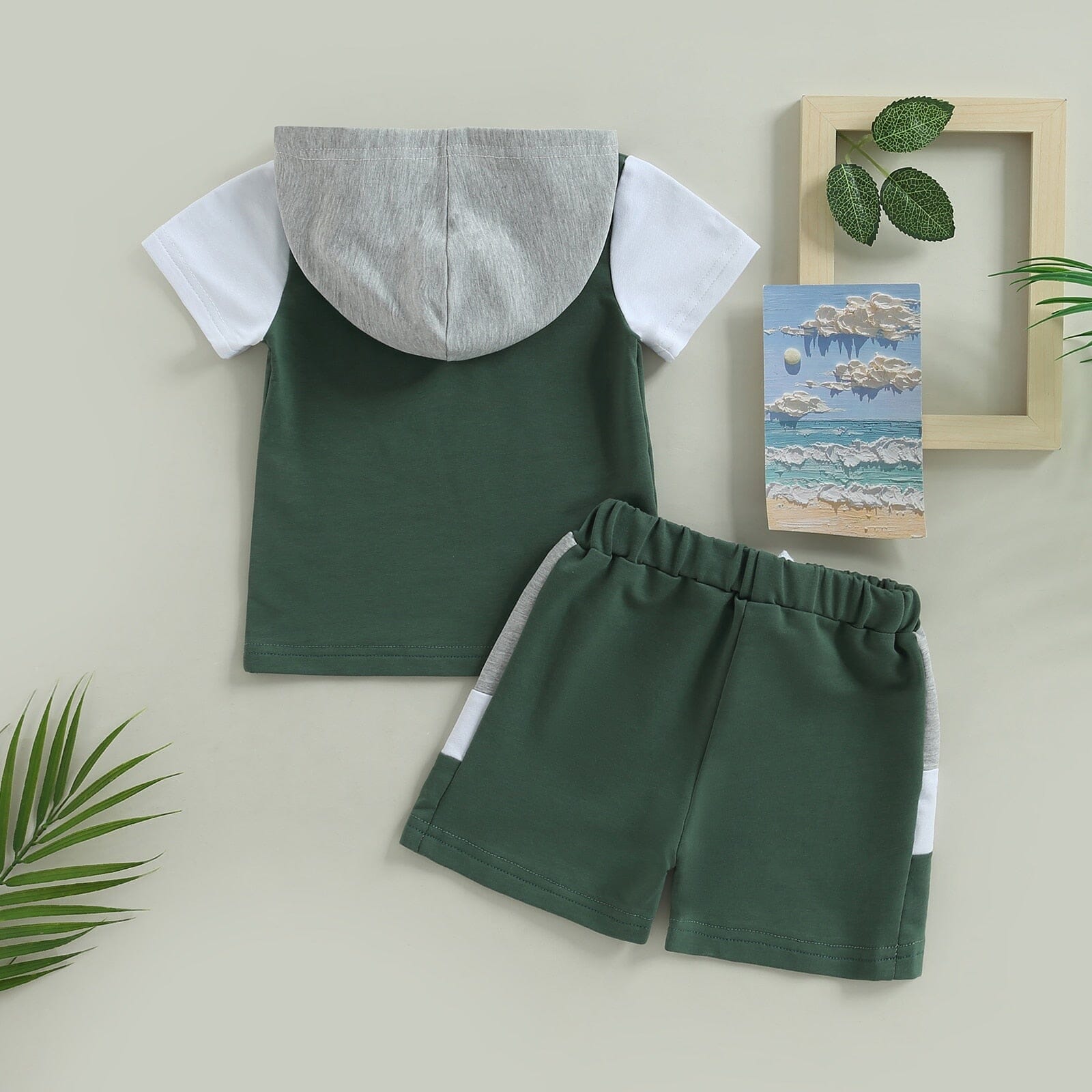 Conjunto Infantil Masculino Cadarço com Capuz Loja Click Certo 