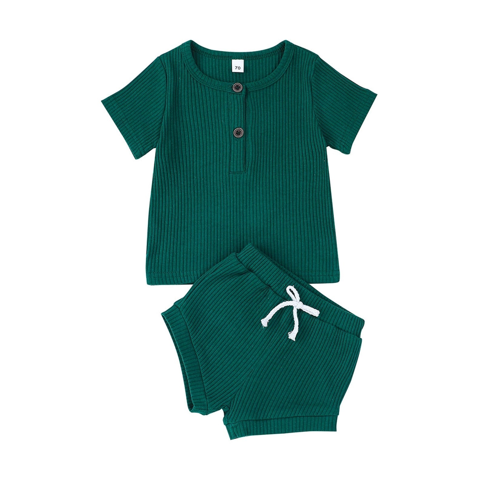 Conjunto Infantil Masculino Canelado Botões conjunto Loja Click Certo 