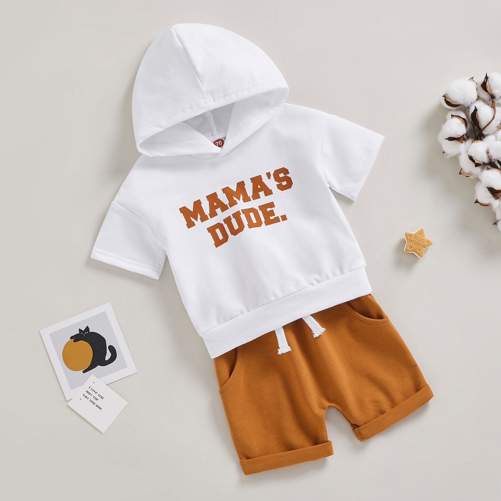 Conjunto Infantil Masculino "Cara da Mamãe" Loja Click Certo 