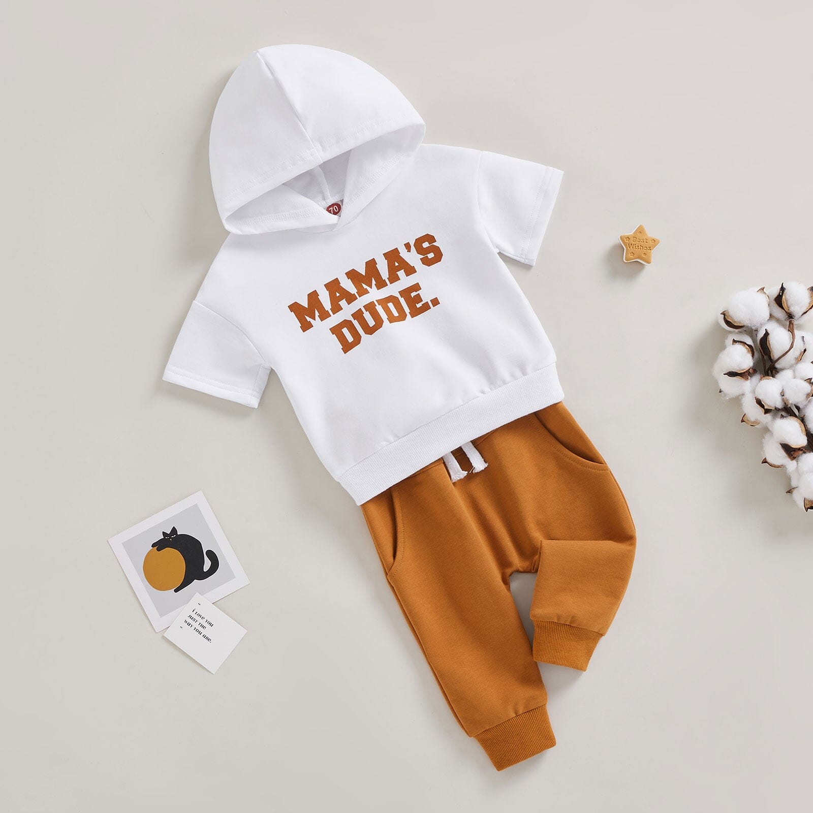 Conjunto Infantil Masculino "Cara da Mamãe" Loja Click Certo 