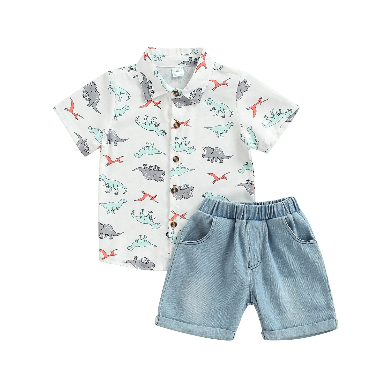 Conjunto Infantil Masculino Dinos conjunto Loja Click Certo 