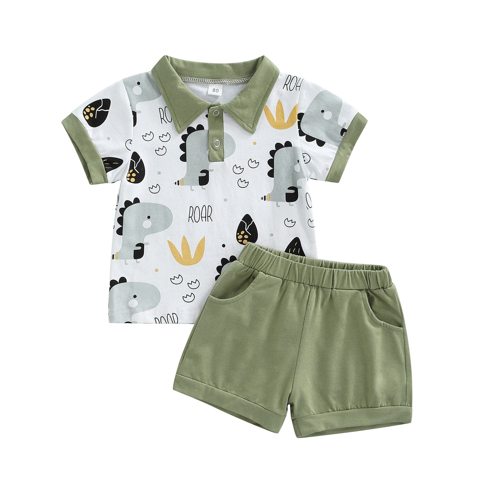 Conjunto Infantil Masculino Dinos conjunto Loja Click Certo 