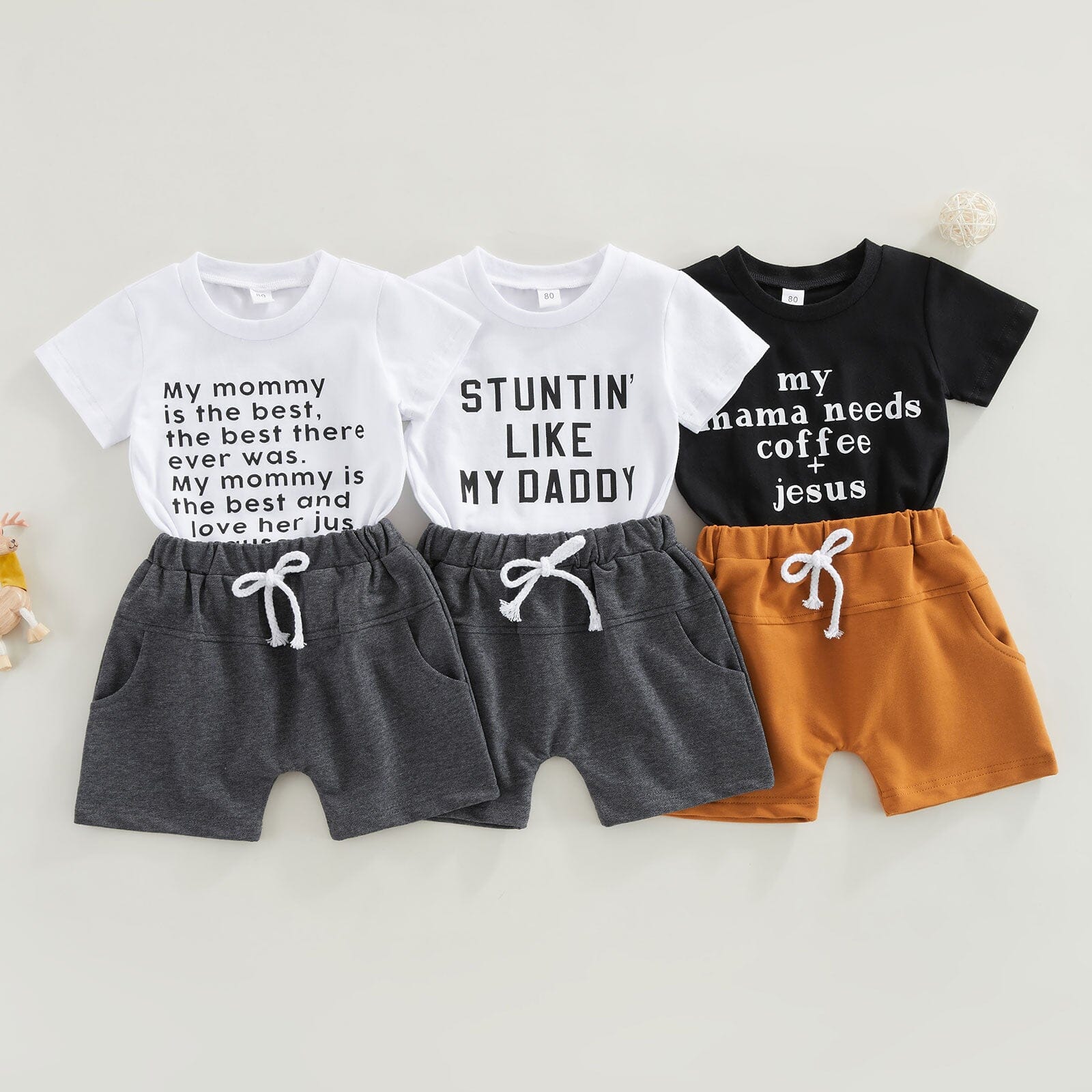 Conjunto Infantil Masculino Frases Loja Click Certo 