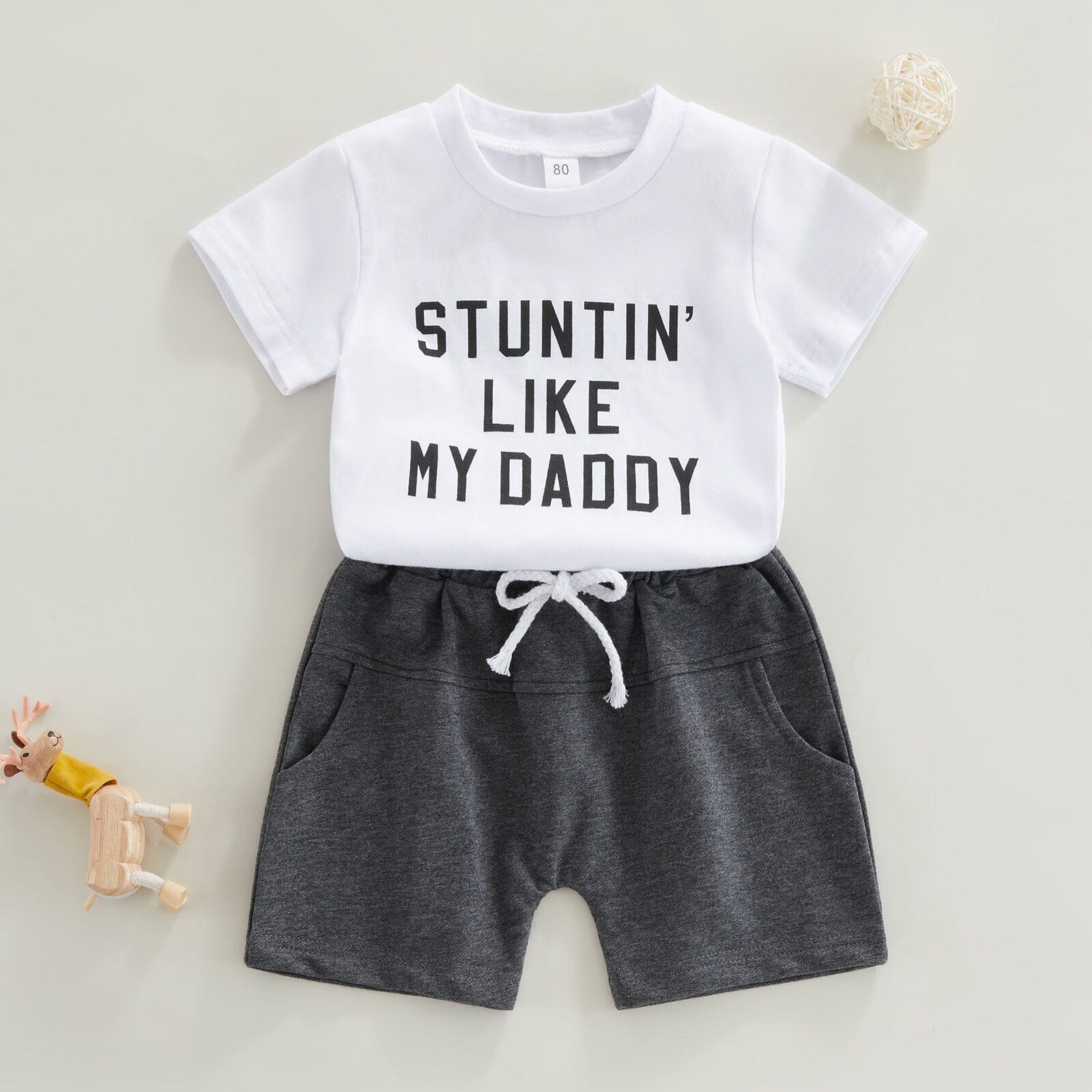 Conjunto Infantil Masculino Frases Loja Click Certo 