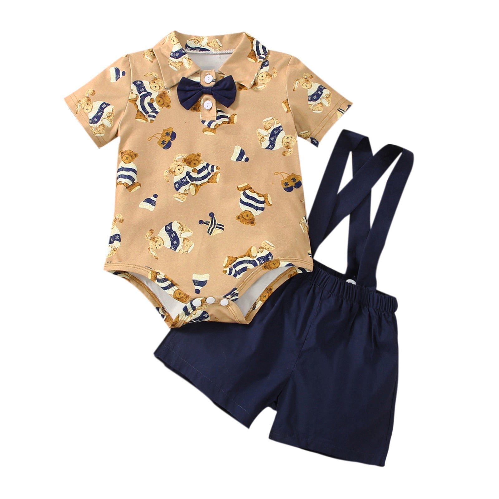 Conjunto Infantil Masculino Gola e Gravatinha conjunto Loja Click Certo 