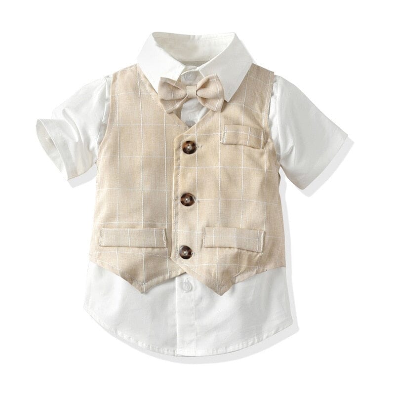 Conjunto Infantil Masculino Gravatinha Loja Click Certo 