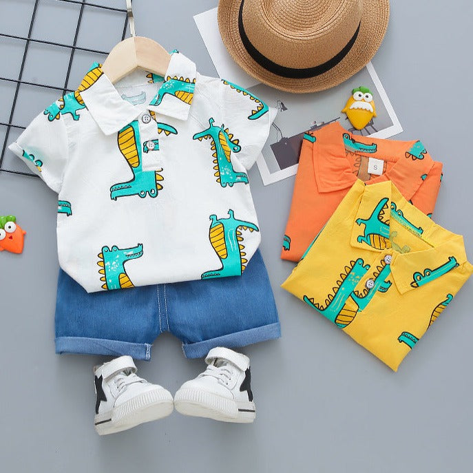 Conjunto Infantil Masculino Jacaré Conjunto Loja Click Certo 