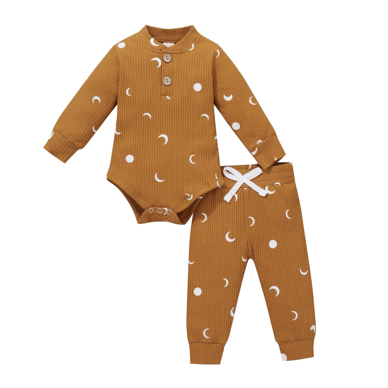 Conjunto Infantil Masculino Lua Loja Click Certo Caramelo 0-3 Meses 