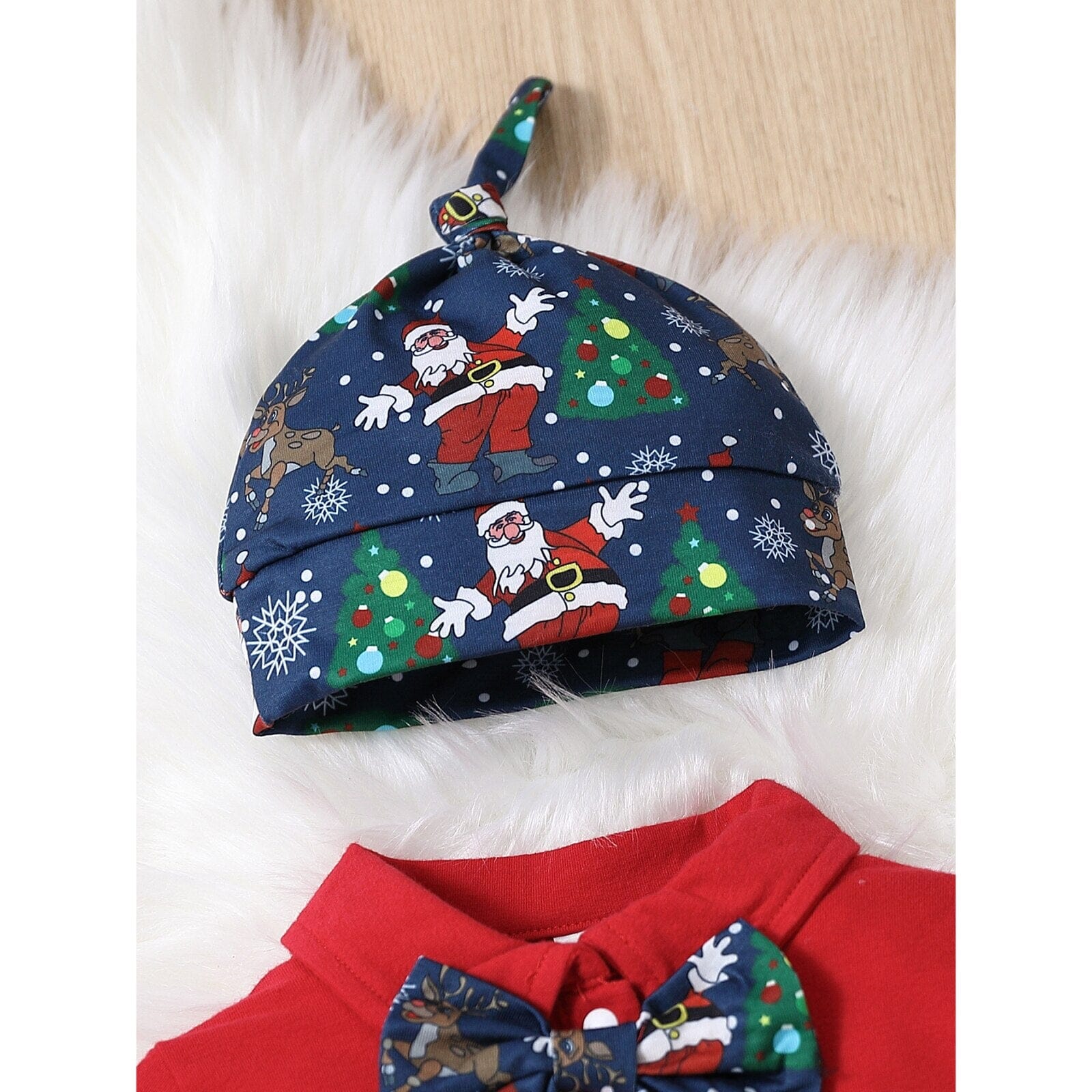 Conjunto Infantil Masculino "Meu Primeiro Natal" 0 Loja Click Certo 