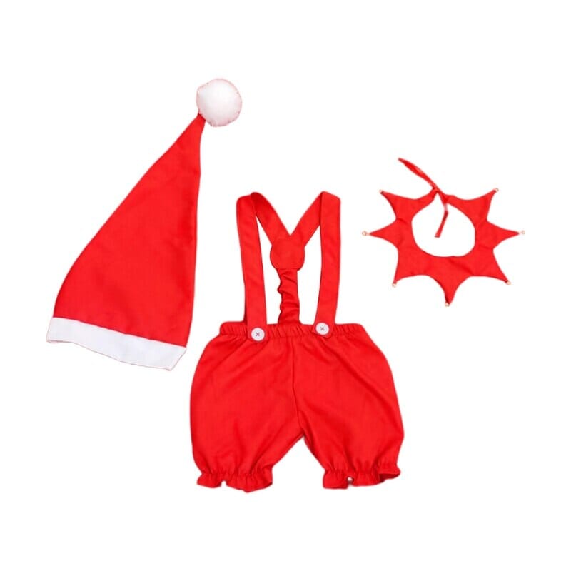 Conjunto Infantil Masculino Natal Feliz 0 Loja Click Certo Vermelho 3-6 Meses 