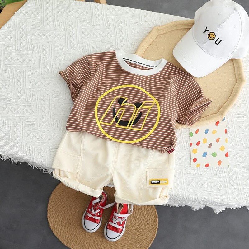 Conjunto Infantil Masculino "Oi" Loja Click Certo 