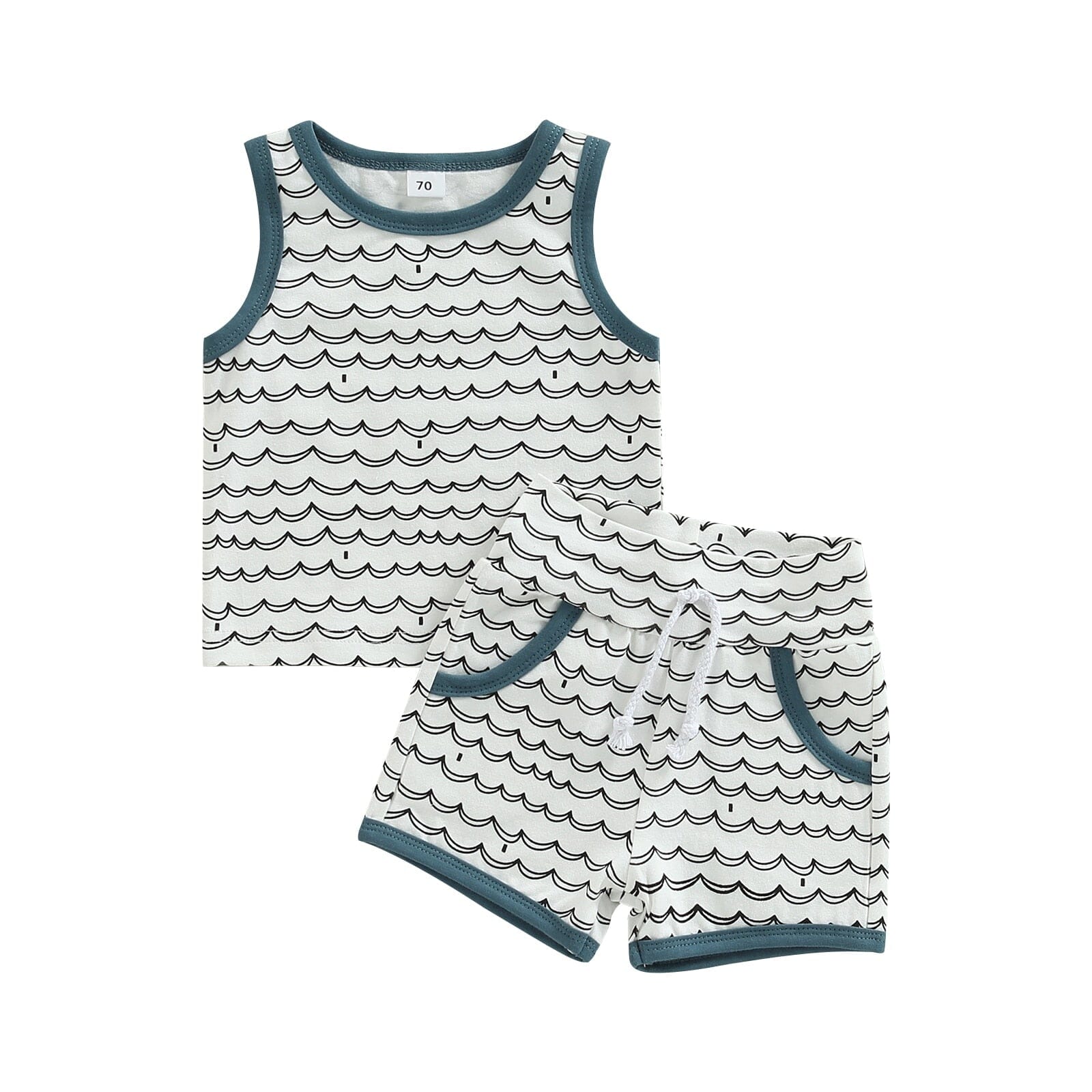 Conjunto Infantil Masculino Ondas Loja Click Certo 