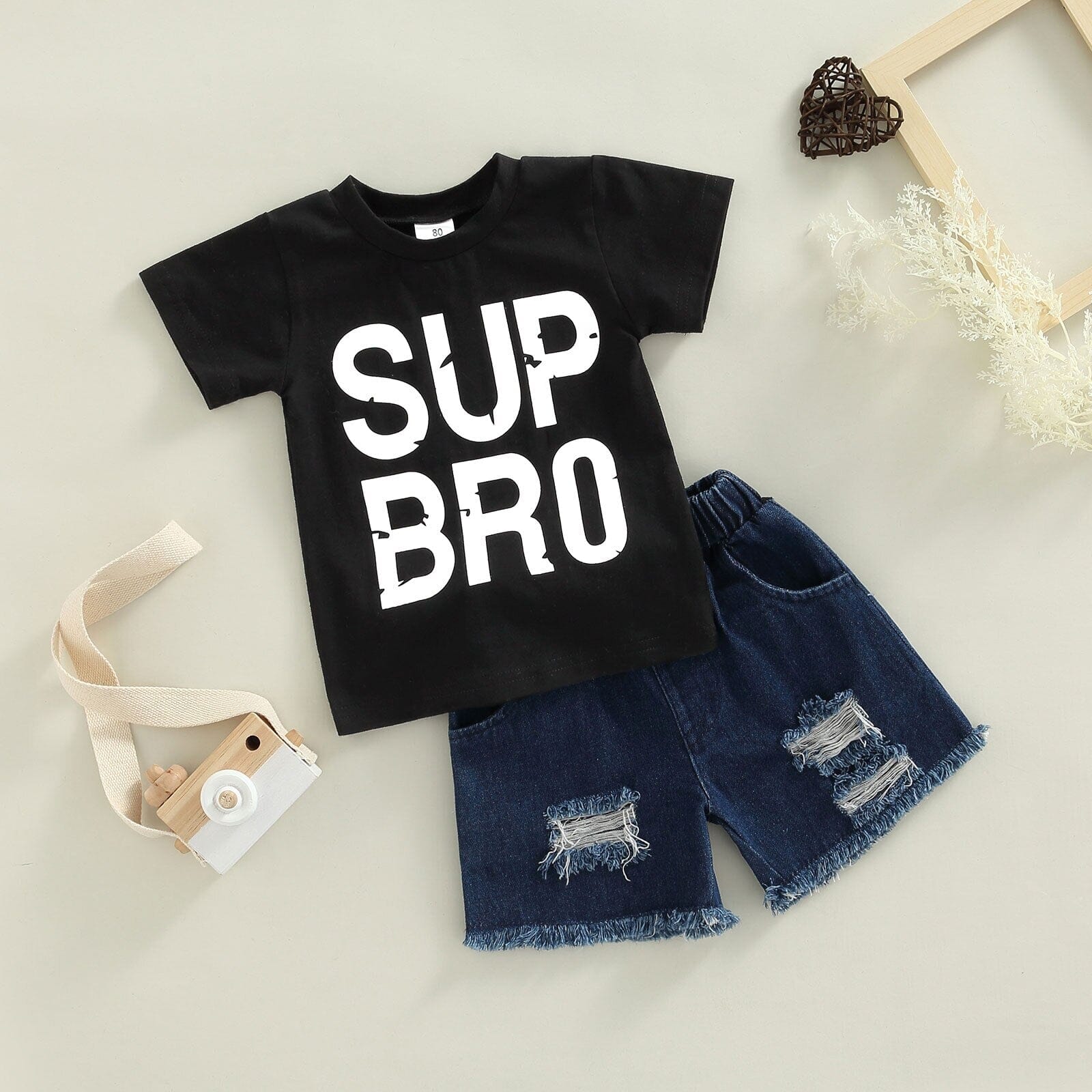 Conjunto Infantil Masculino "Super" Loja Click Certo 