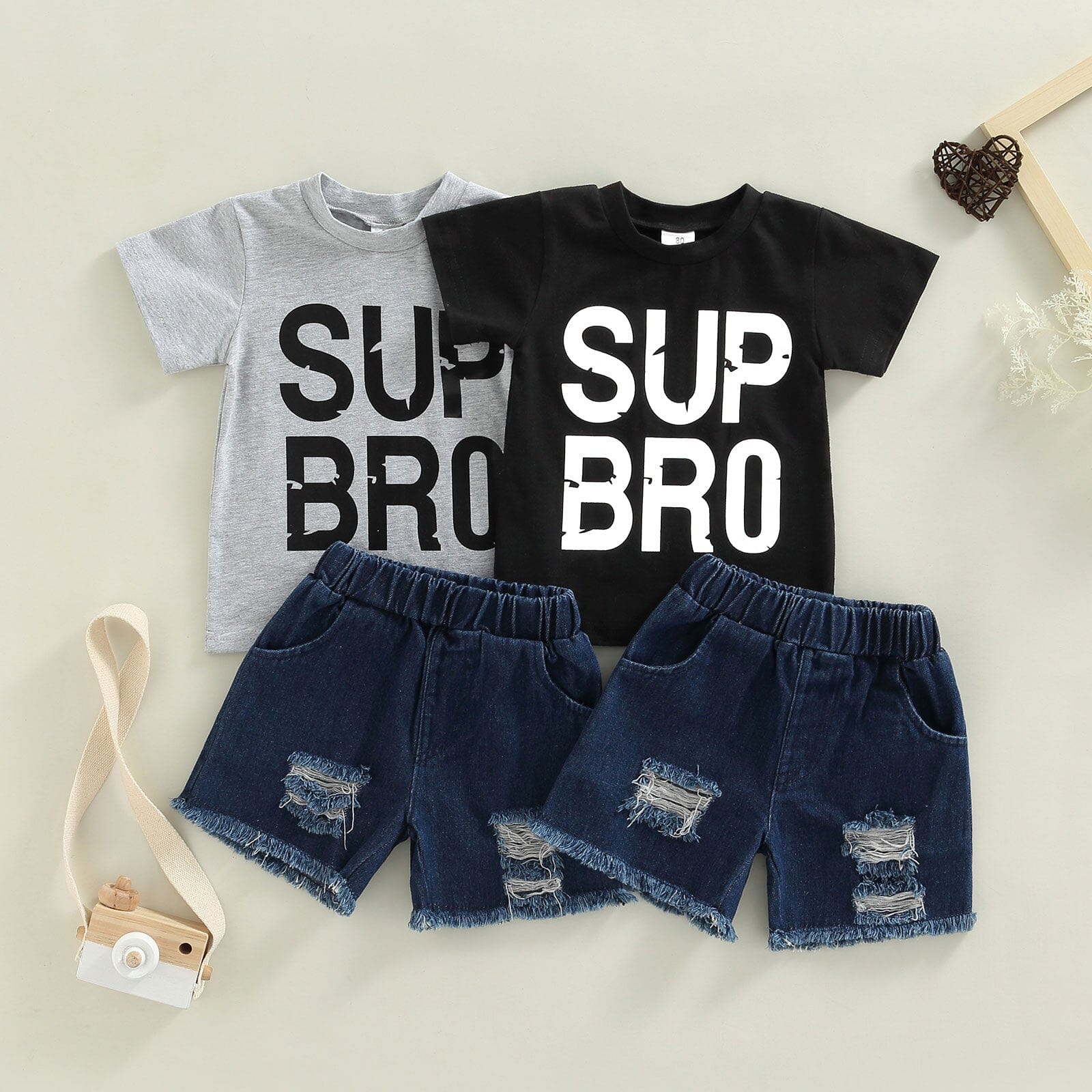 Conjunto Infantil Masculino "Super" Loja Click Certo 