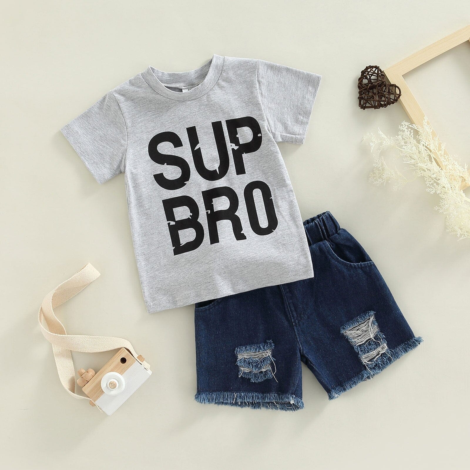 Conjunto Infantil Masculino "Super" Loja Click Certo 