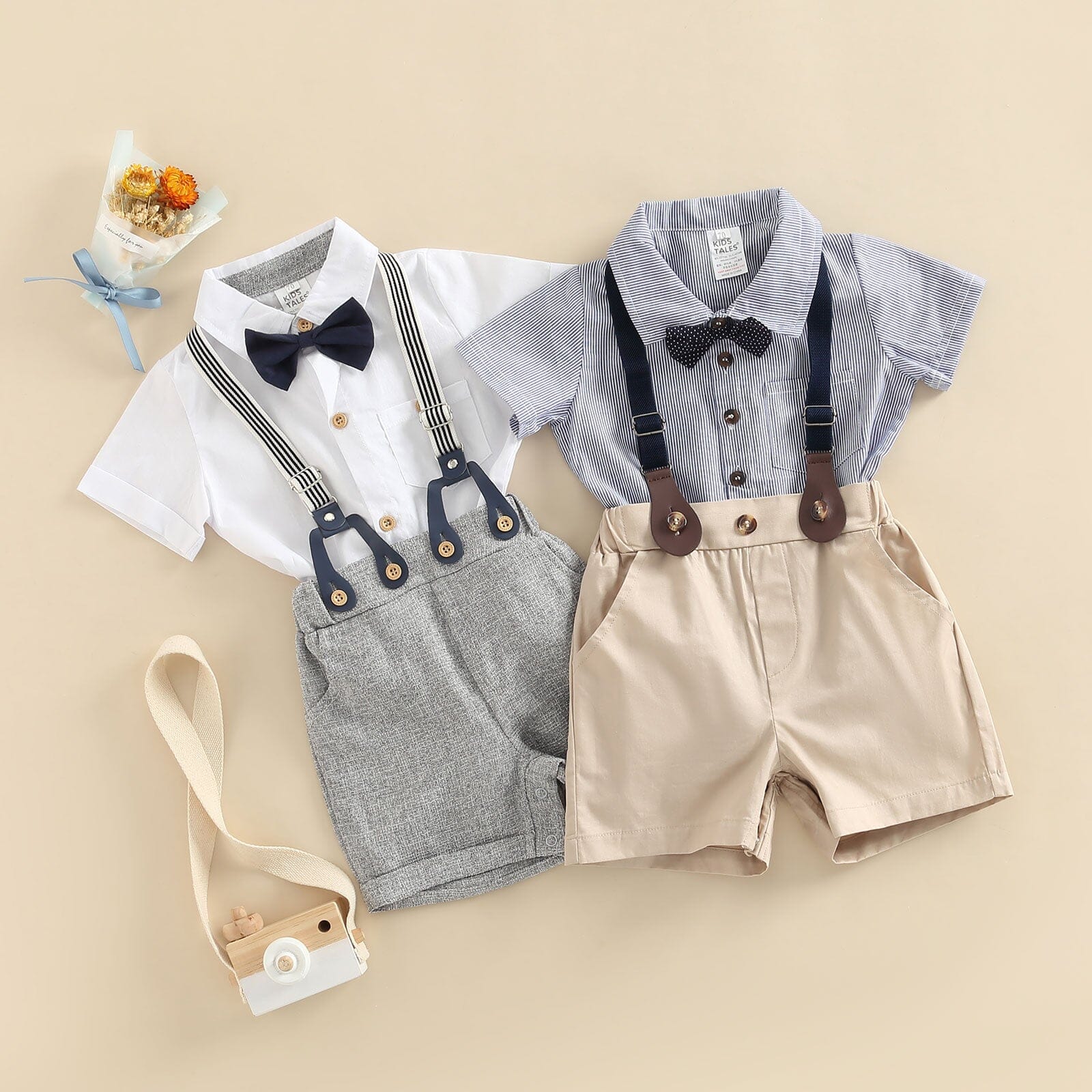 Conjunto Infantil Masculino Suspensório e Gravatinha 0 Loja Click Certo 