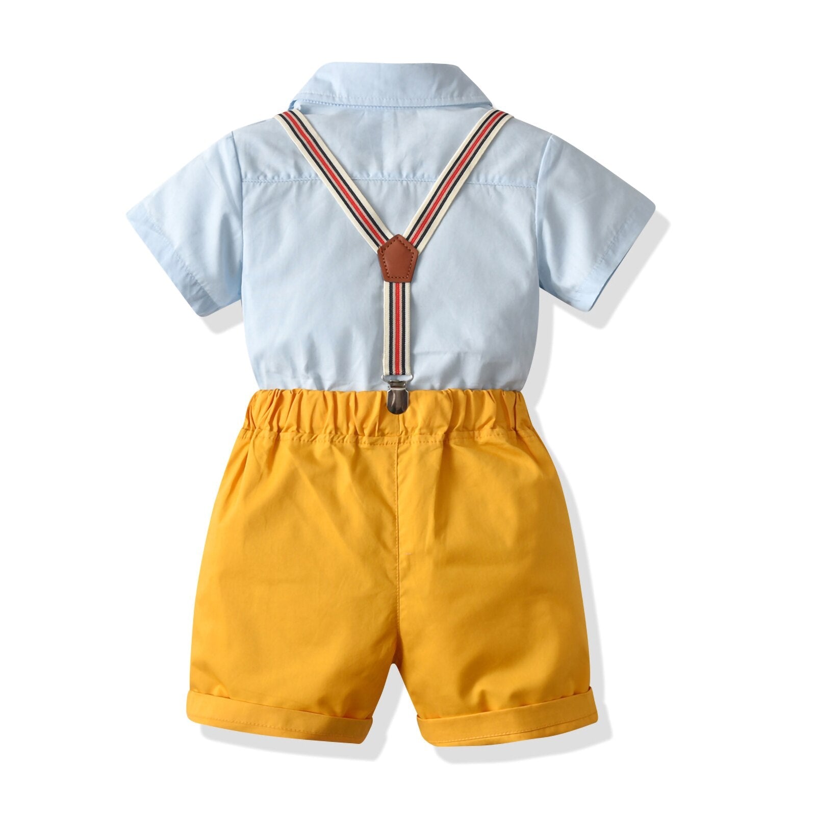 Conjunto Infantil Masculino Suspensório + Gravatinha conjunto Loja Click Certo 