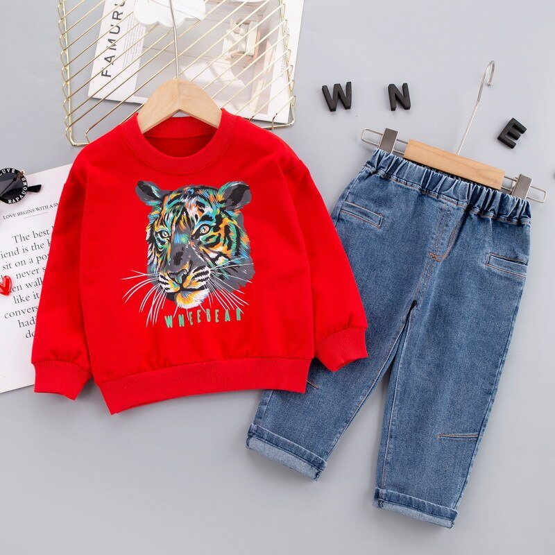 Conjunto Infantil Masculino Tigre conjunto Loja Click Certo 