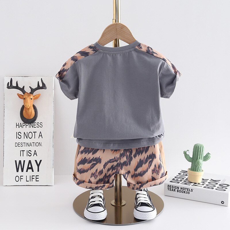 Conjunto Infantil Masculino Tigre Selvagem CONJUNTO Loja Click Certo 