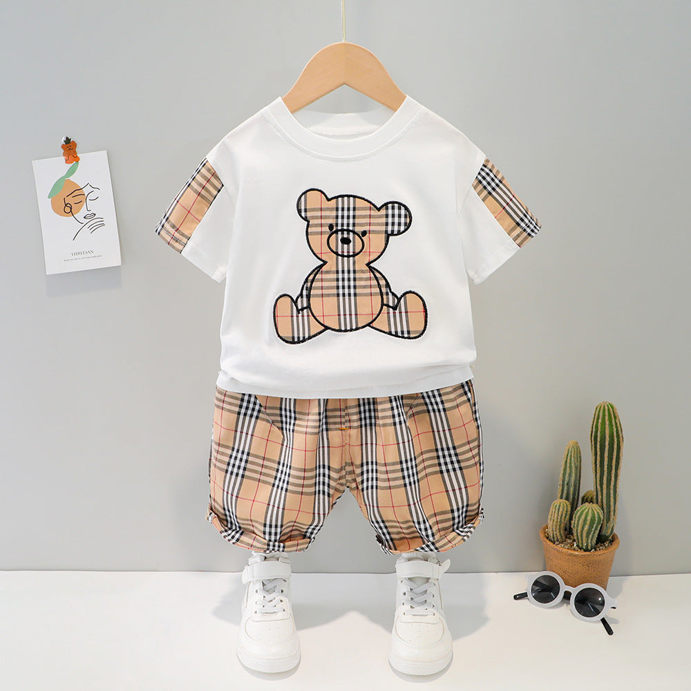 Conjunto Infantil Masculino Urso Bulberry Loja Click Certo 