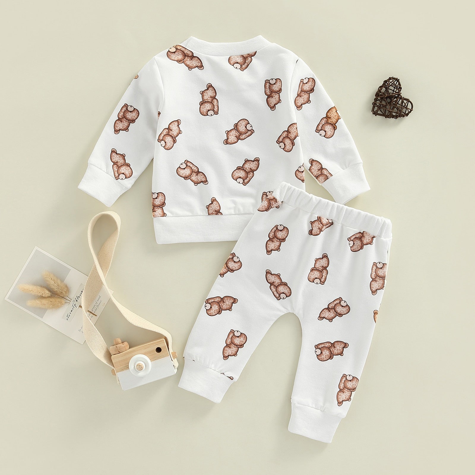 Conjunto Infantil Masculino Urso Dorminhoco conjunto Loja Click Certo 