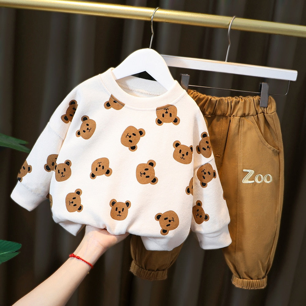 Conjunto Infantil Masculino Zoo Conjunto Loja Click Certo Branco 4-6 Meses 