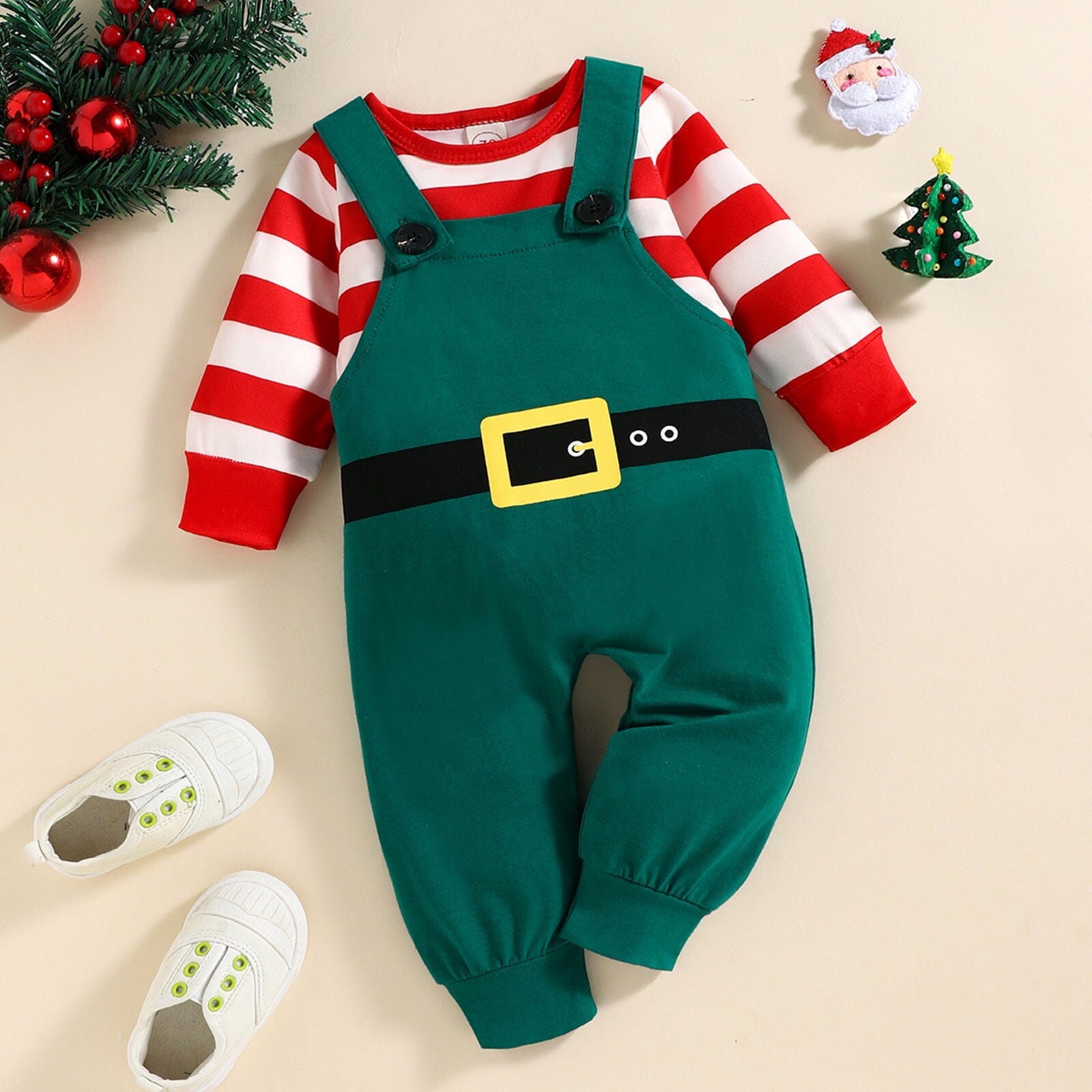 Conjunto Infantil Meu Natal 0 Loja Click Certo 0-3 Meses 