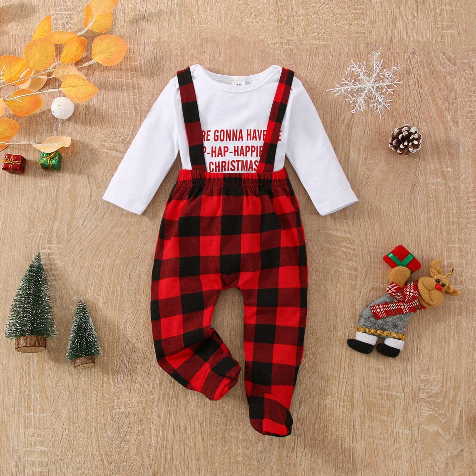 Conjunto Infantil "Natal Feliz" 0 Loja Click Certo 