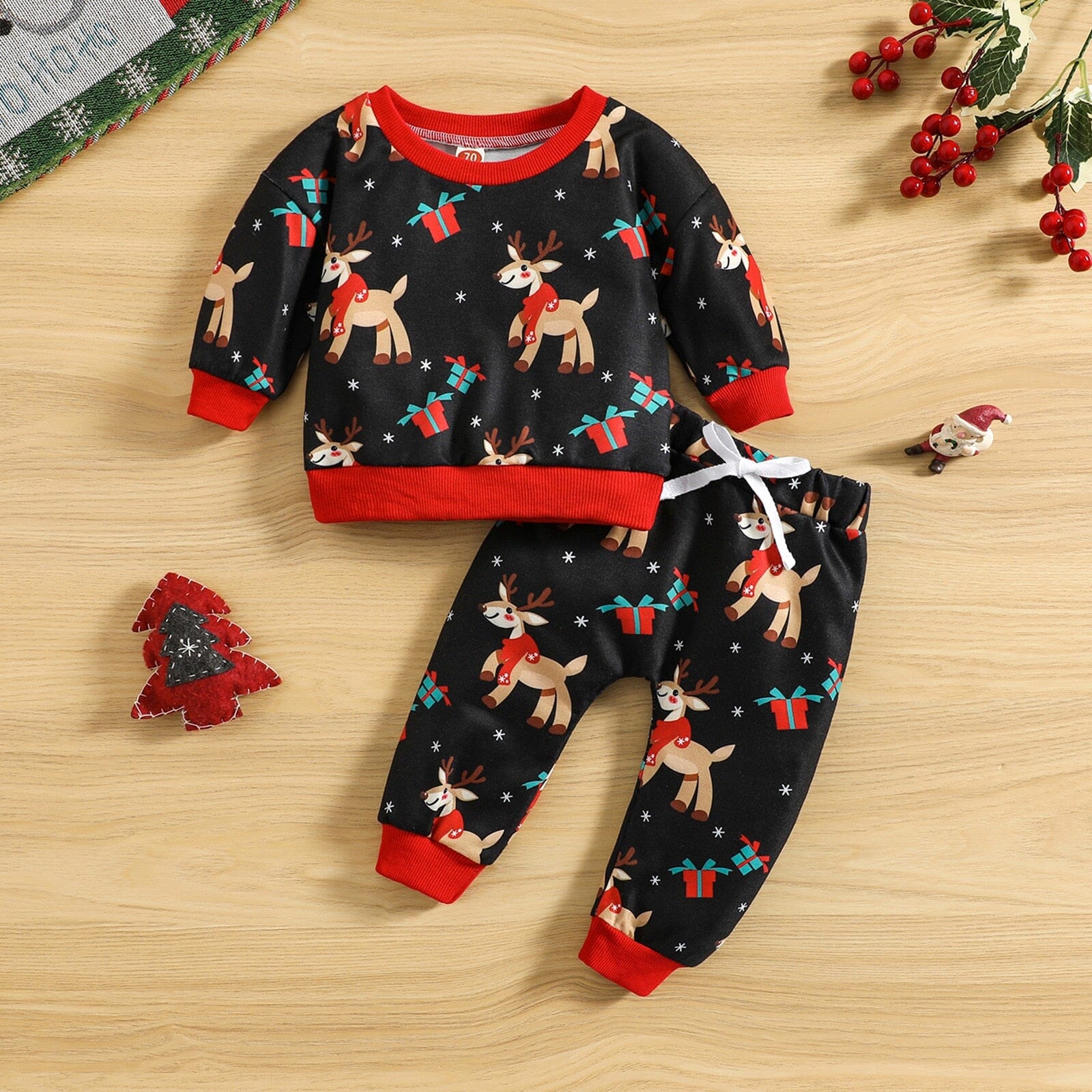 Conjunto Infantil Natal Feliz 0 Loja Click Certo 