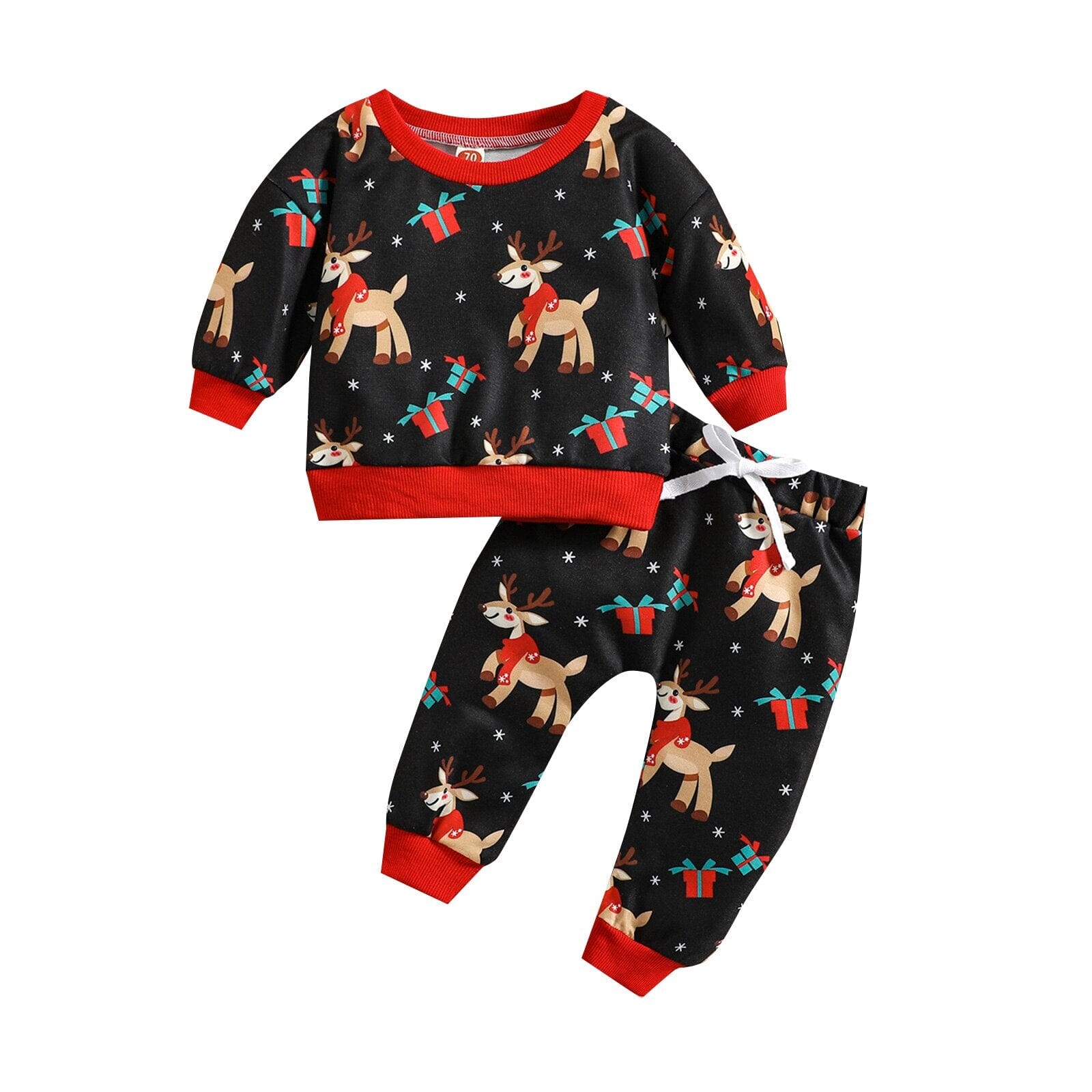 Conjunto Infantil Natal Feliz 0 Loja Click Certo Preto 2-3 Anos 