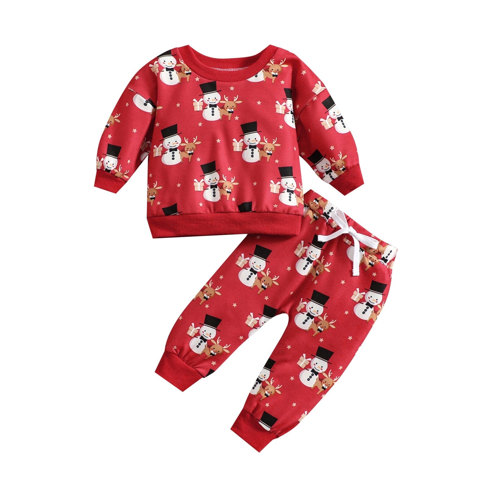 Conjunto Infantil Natal Feliz 0 Loja Click Certo Vermelho 2-3 Anos 