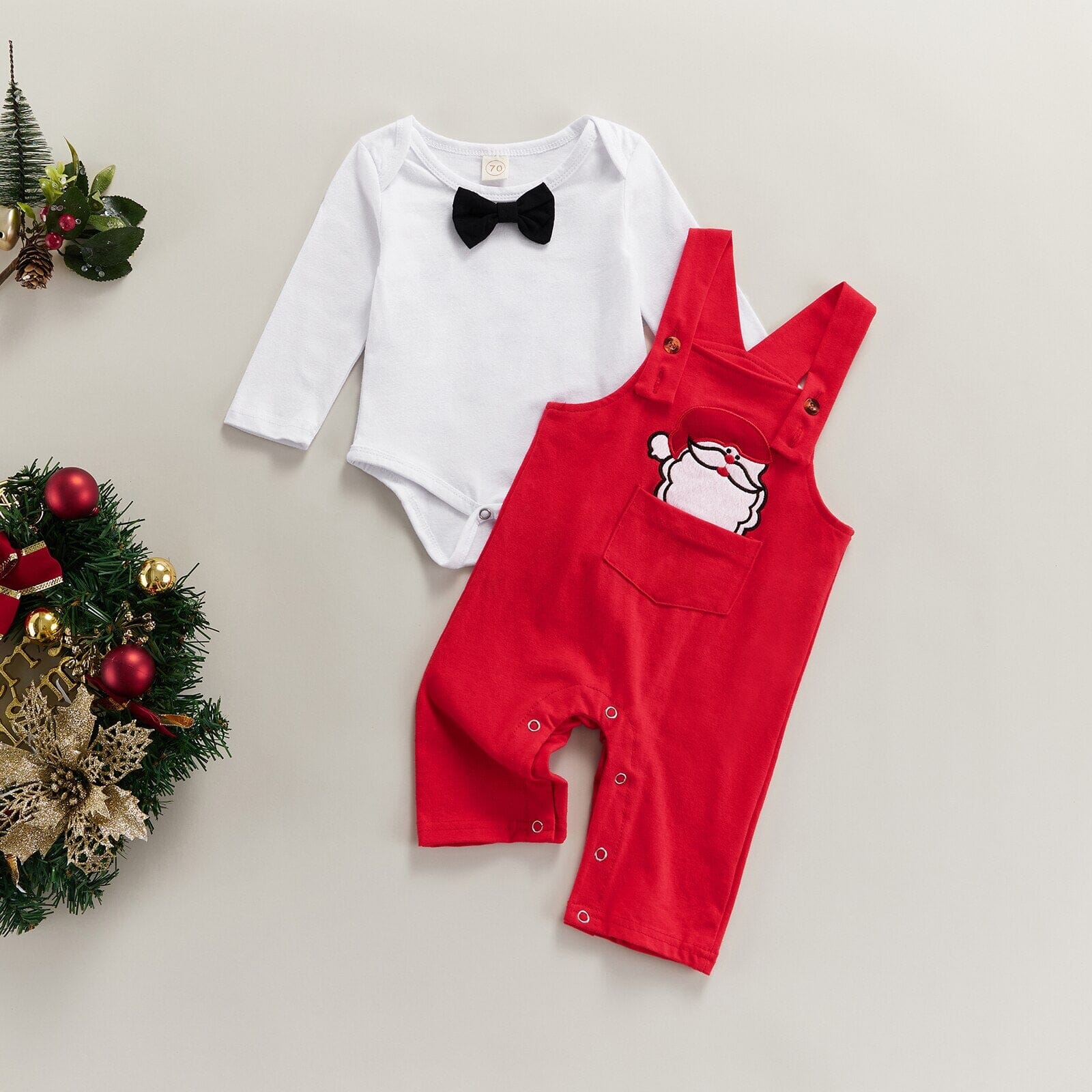 Conjunto Infantil Papai Noel 0 Loja Click Certo 