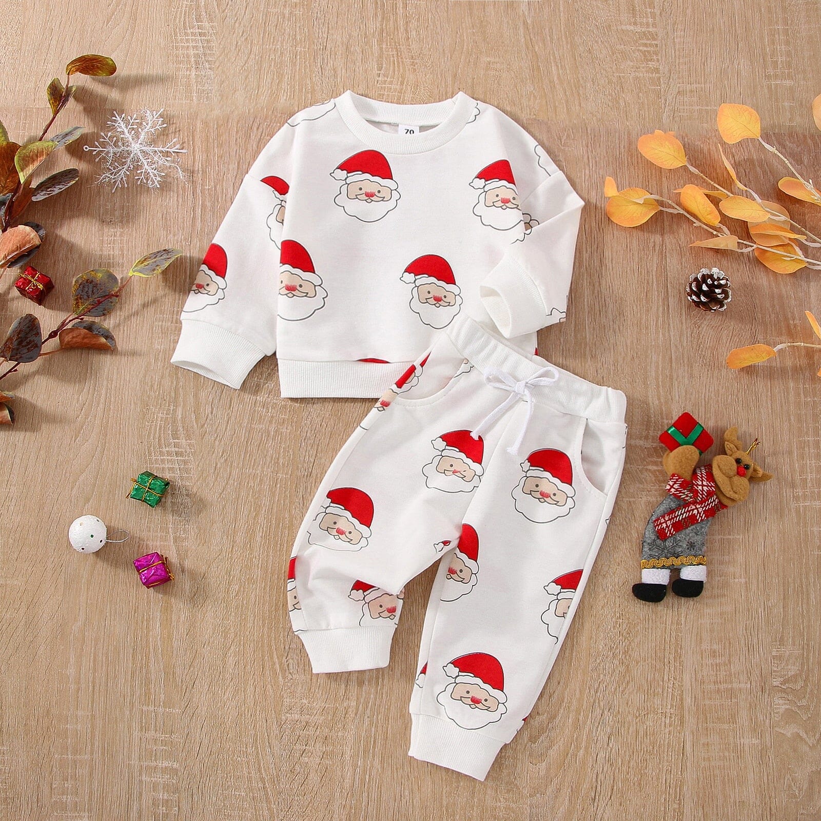 Conjunto Infantil Papai Noel 0 Loja Click Certo 