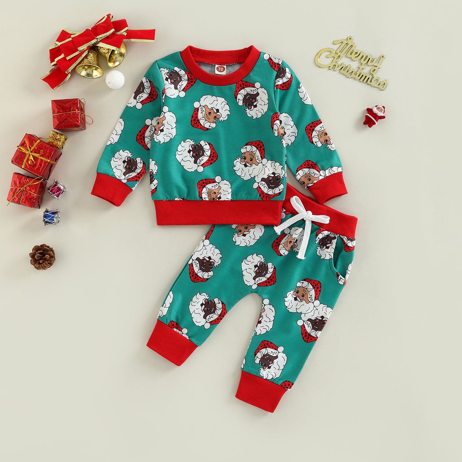 Conjunto Infantil Papai Noel 0 Loja Click Certo 2-3 Anos 