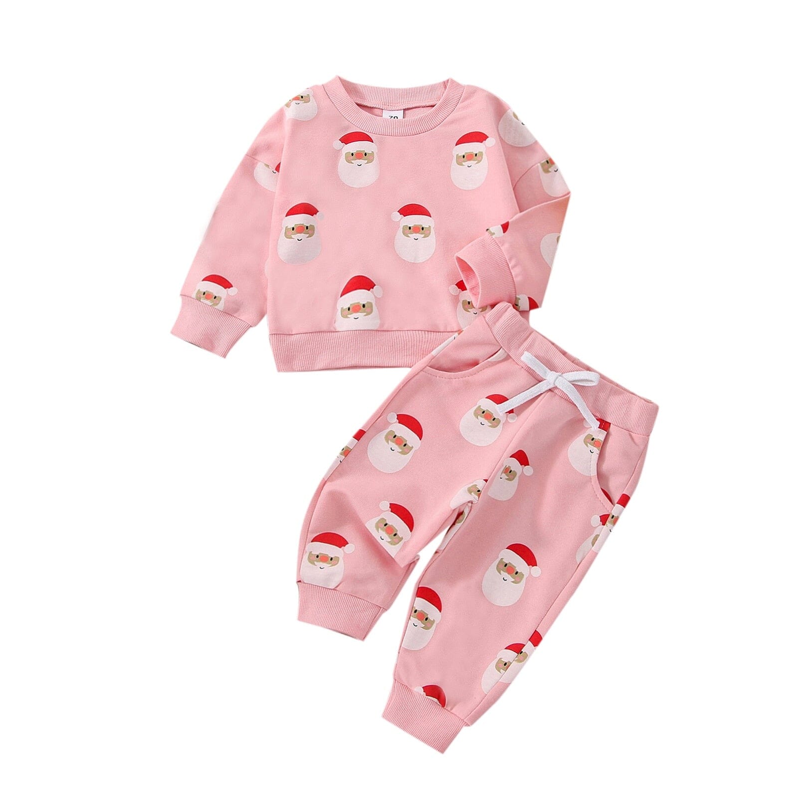 Conjunto Infantil Papai Noel 0 Loja Click Certo Rosa 0-6 Meses 