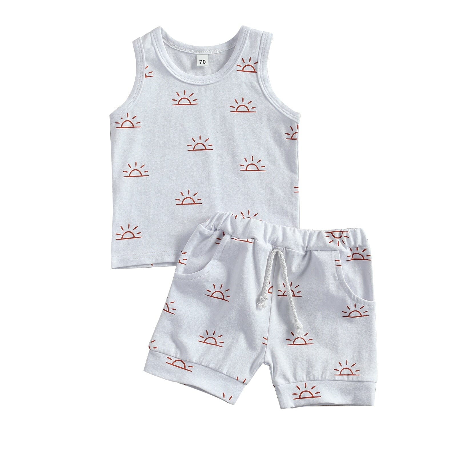 Conjunto Infantil Regatinha Solzinho Loja Click Certo Branco 0-6 Meses 