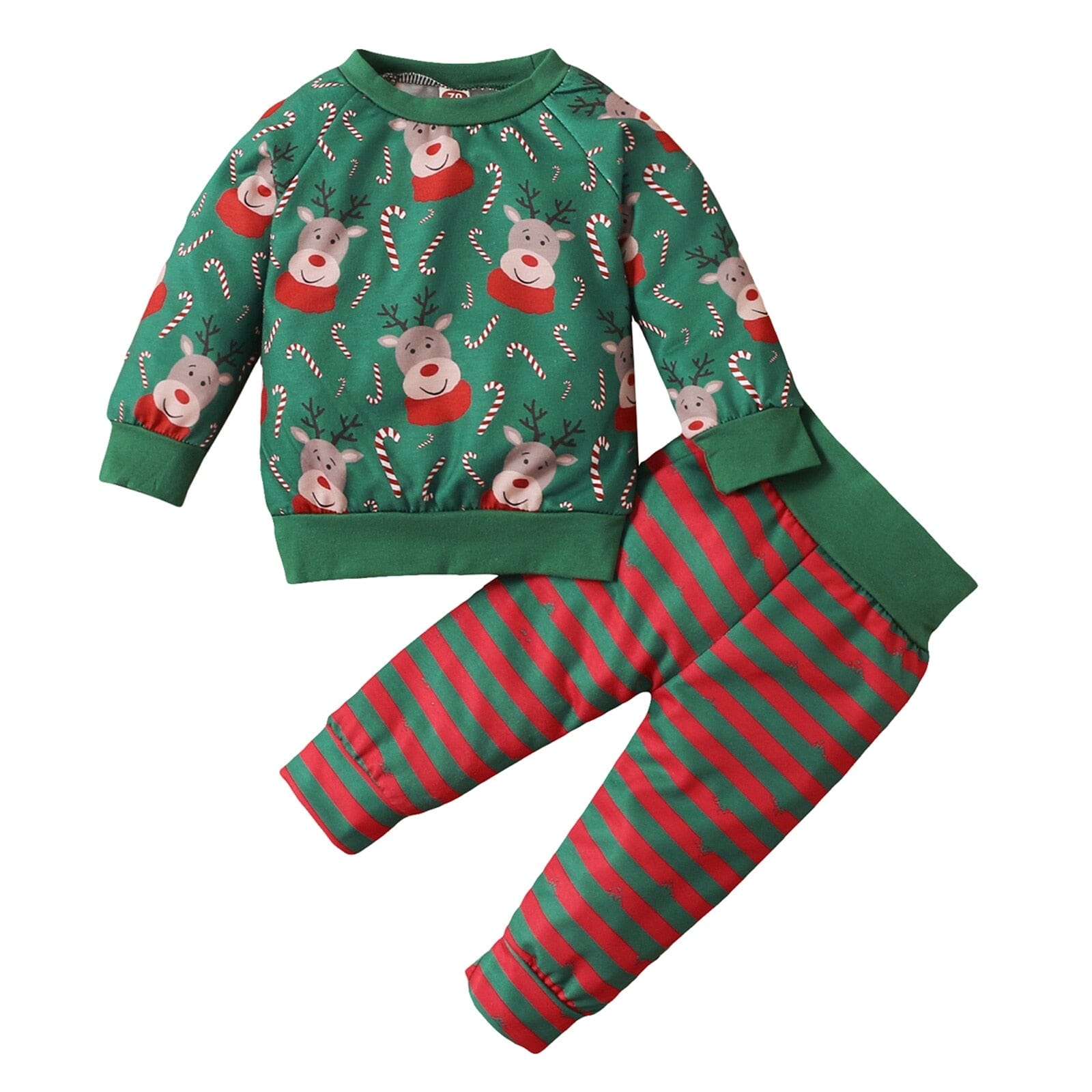 Conjunto Infantil Rena de Natal 0 Loja Click Certo 