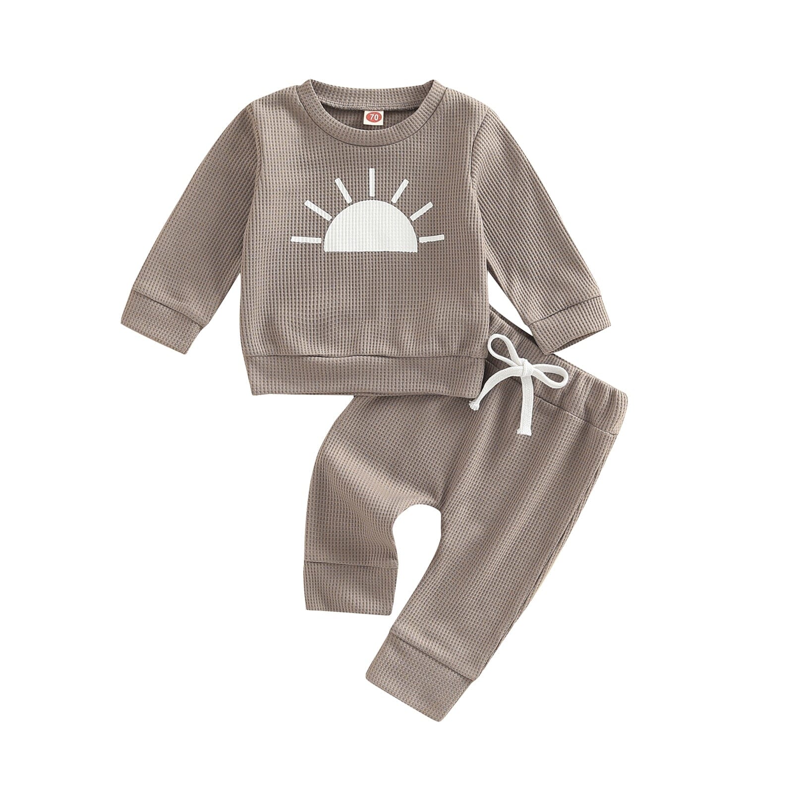 Conjunto Infantil Solzinho Loja Click Certo Cinza 0-6 Meses 