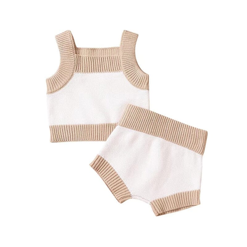 Conjunto Infantil Top Verão Loja Click Certo 0-6 Meses 