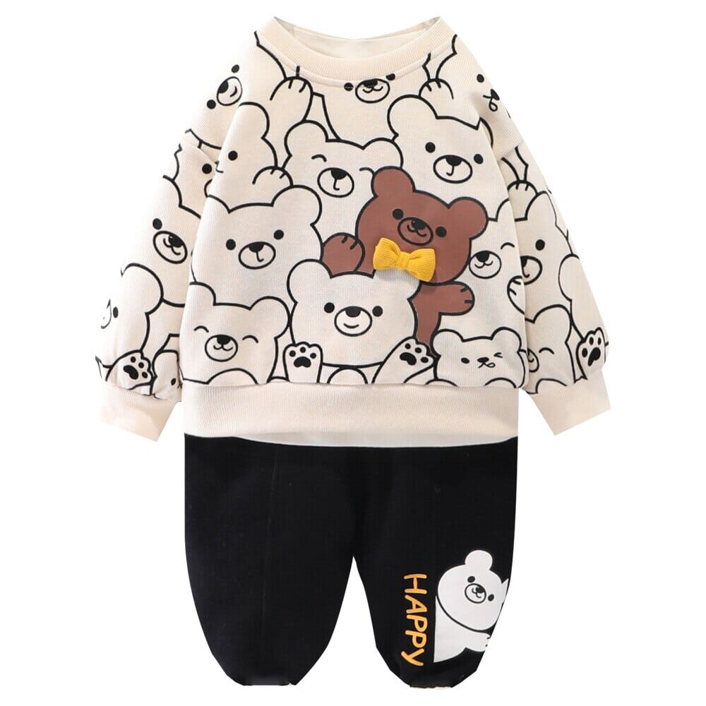 Conjunto Infantil Ursinhos Happy Loja Click Certo 